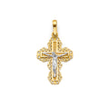 14K Yellow Gold Cross Pendant - PT2599