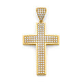 14K Yellow Gold Cross Pendant - PT2601
