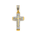 14K Yellow Gold Cross Pendant - PT2605