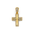 14K Yellow Gold Cross Pendant - PT2609