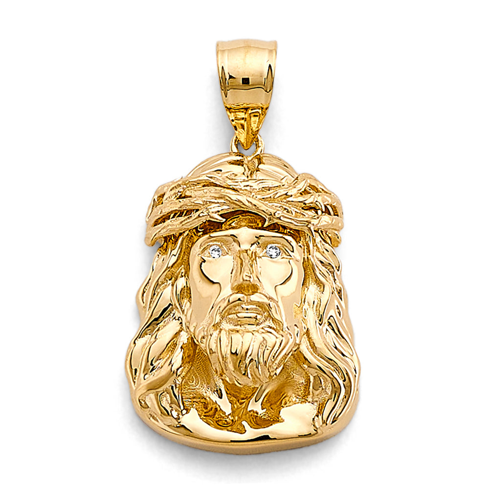 14K Yellow Gold Religious Pendant - PT2618