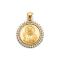 14K Yellow Gold Religious Pendant - PT2620