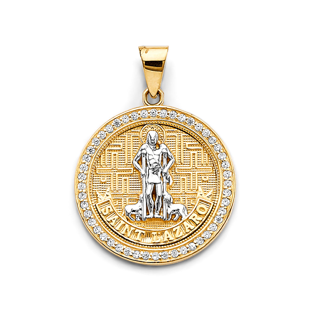 14K Yellow Gold Religious Pendant - PT2621