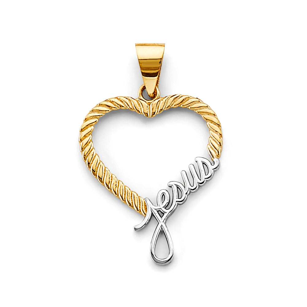 14K Yellow Gold Religious Pendant - PT2626