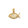 14K Yellow Gold Religious Pendant - PT2628