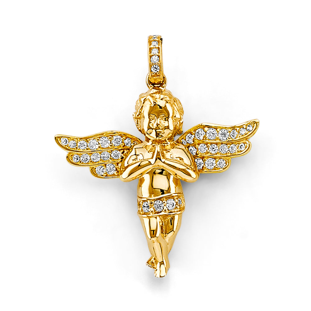 14K Yellow Gold Religious Pendant - PT2629