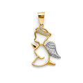 14K Yellow Gold Religious Pendant - PT2632