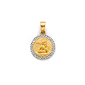 14K Yellow Gold Religious Pendant - PT2633