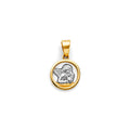 14K Yellow Gold Religious Pendant - PT2634