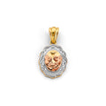 14K Yellow Gold Religious Pendant - PT2637