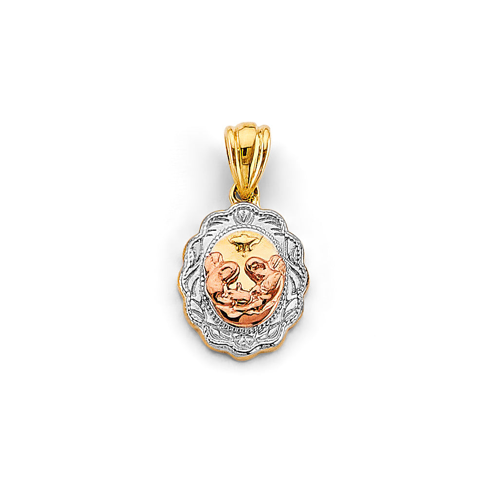 14K Yellow Gold Religious Pendant - PT2637