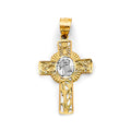 14K Yellow Gold Religious Pendant - PT2640