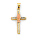 14K Yellow Gold Religious Pendant - PT2641