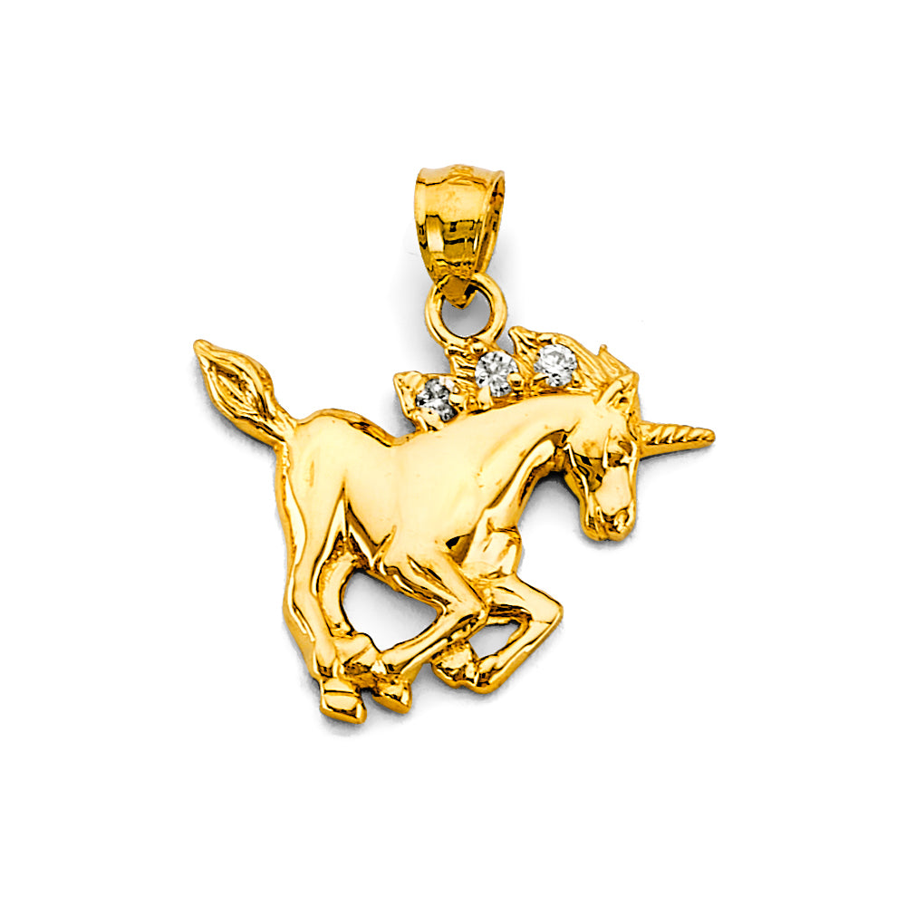 14K Yellow Gold Animal, Sea Life & Butterfly Pendant - PT2650