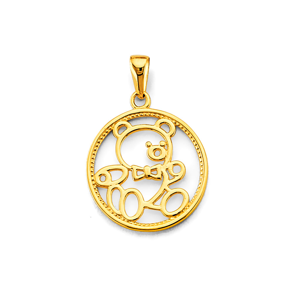 14K Yellow Gold Animal, Sea Life & Butterfly Pendant - PT2656
