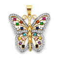 14K Yellow Gold Animal, Sea Life & Butterfly Pendant - PT2664