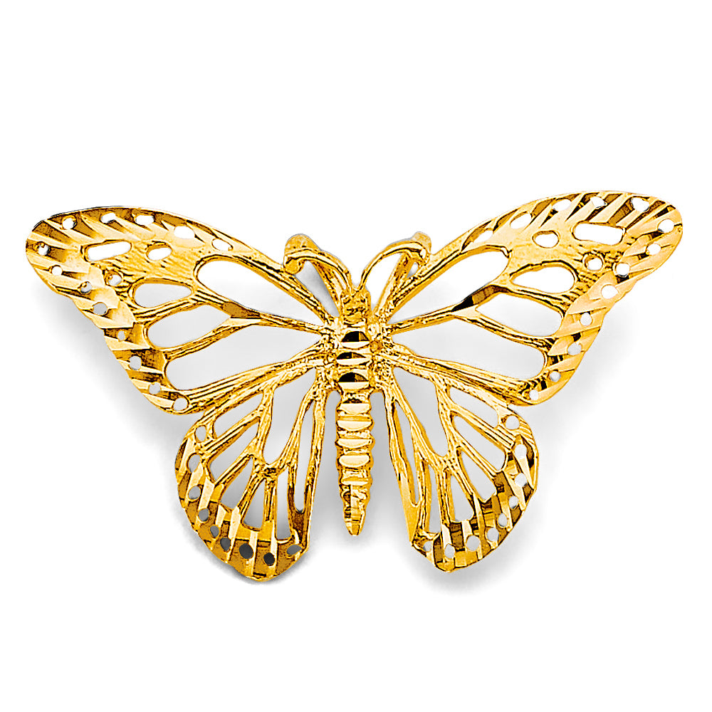 14K Yellow Gold Animal, Sea Life & Butterfly Pendant - PT2666