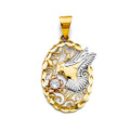 14K Yellow Gold Animal, Sea Life & Butterfly Pendant - PT2674