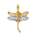 14K Yellow Gold Animal, Sea Life & Butterfly Pendant - PT2675