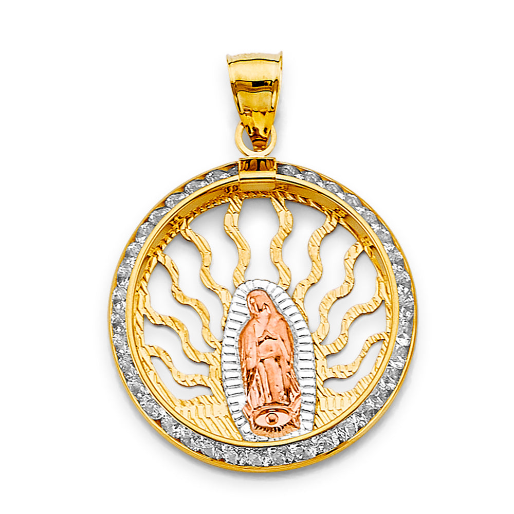 14K Yellow Gold Religious Pendant - PT2721