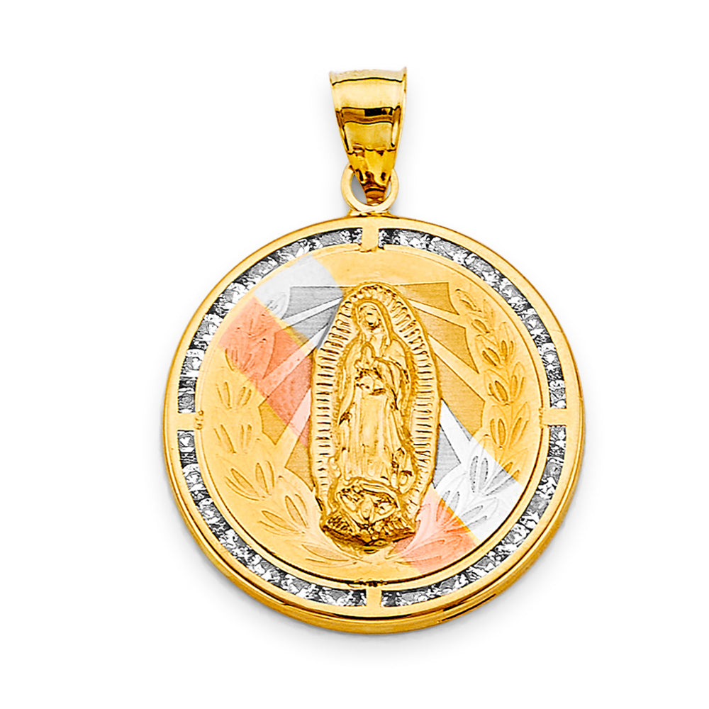 14K Yellow Gold Religious Pendant - PT2722