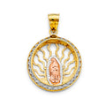 14K Yellow Gold Religious Pendant - PT2723