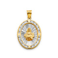 14K Yellow Gold Religious Pendant - PT2726