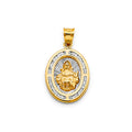 14K Yellow Gold Religious Pendant - PT2727