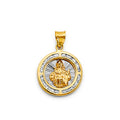 14K Yellow Gold Religious Pendant - PT2729