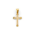 14K Yellow Gold Cross Pendant - PT2731
