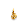 14K Yellow Gold Gun, Money & Animal Pendant - PT2747