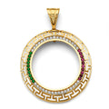 14K Yellow Gold Coin & Coin Frame - PT2751