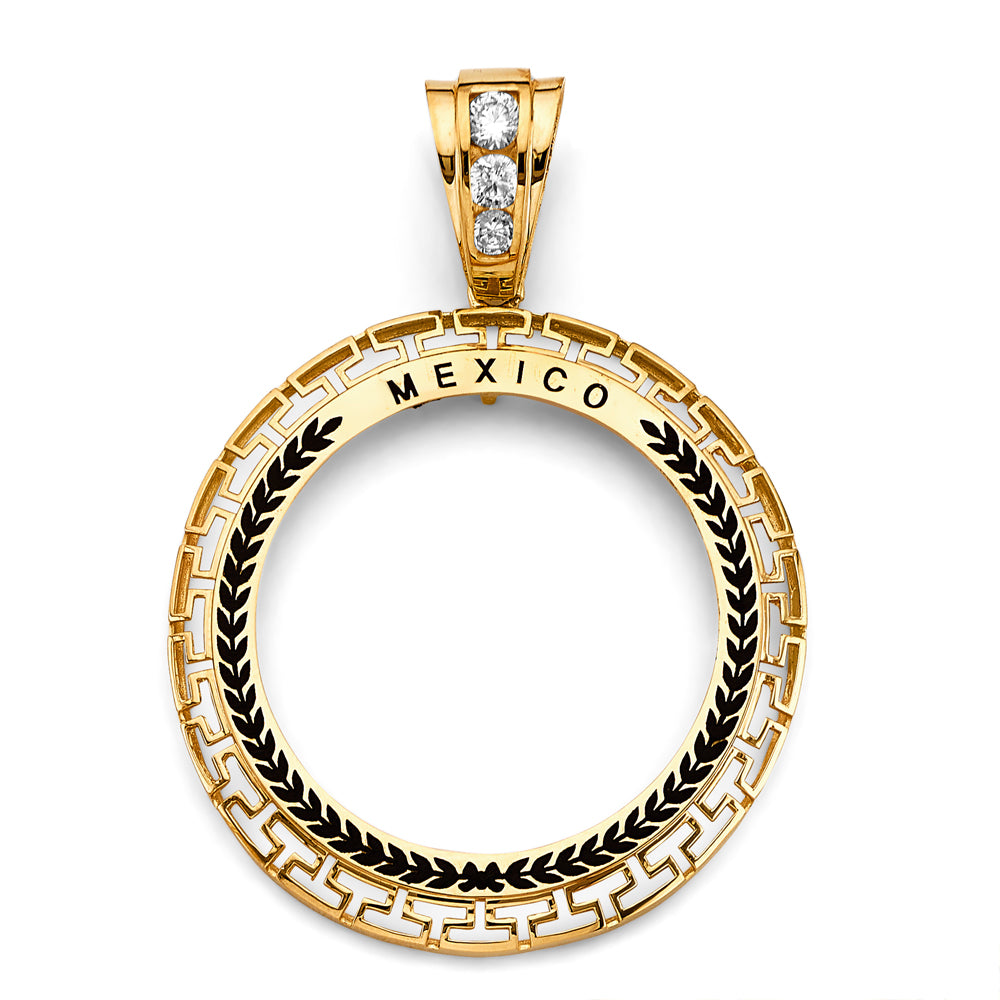14K Yellow Gold Coin & Coin Frame - PT2756