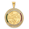 14K Yellow Gold Coin & Coin Frame - PT2757