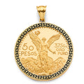 14K Yellow Gold Coin & Coin Frame - PT2761