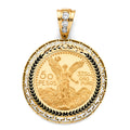14K Yellow Gold Coin & Coin Frame - PT2762