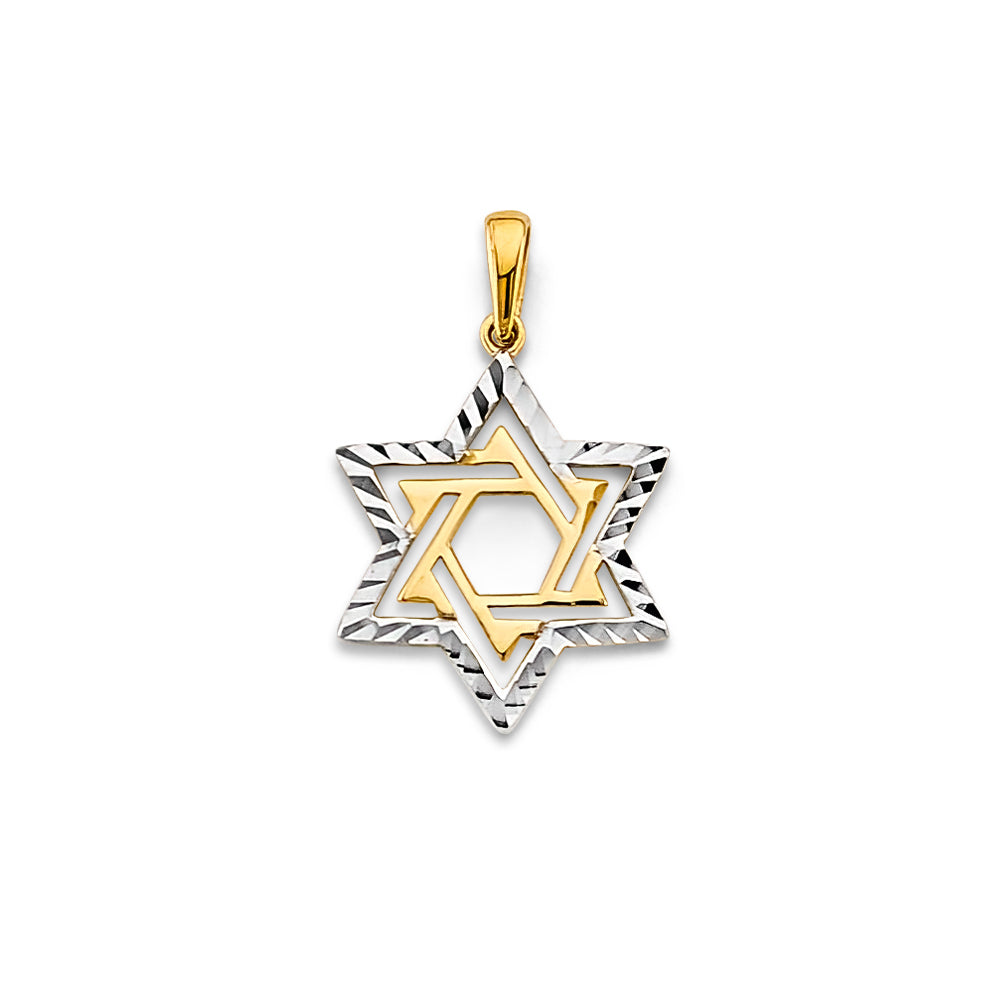14K Yellow Gold Religious Pendant - PT2763