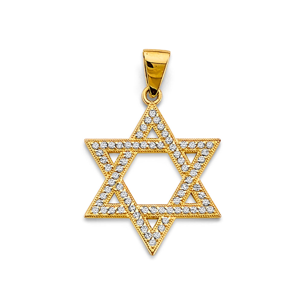 14K Yellow Gold Religious Pendant - PT2764