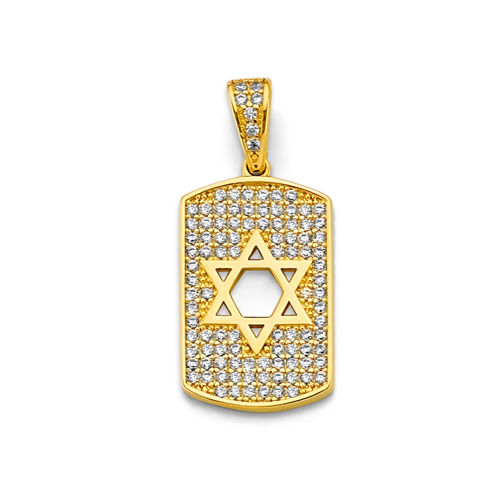14K Yellow Gold Religious Pendant - PT2765