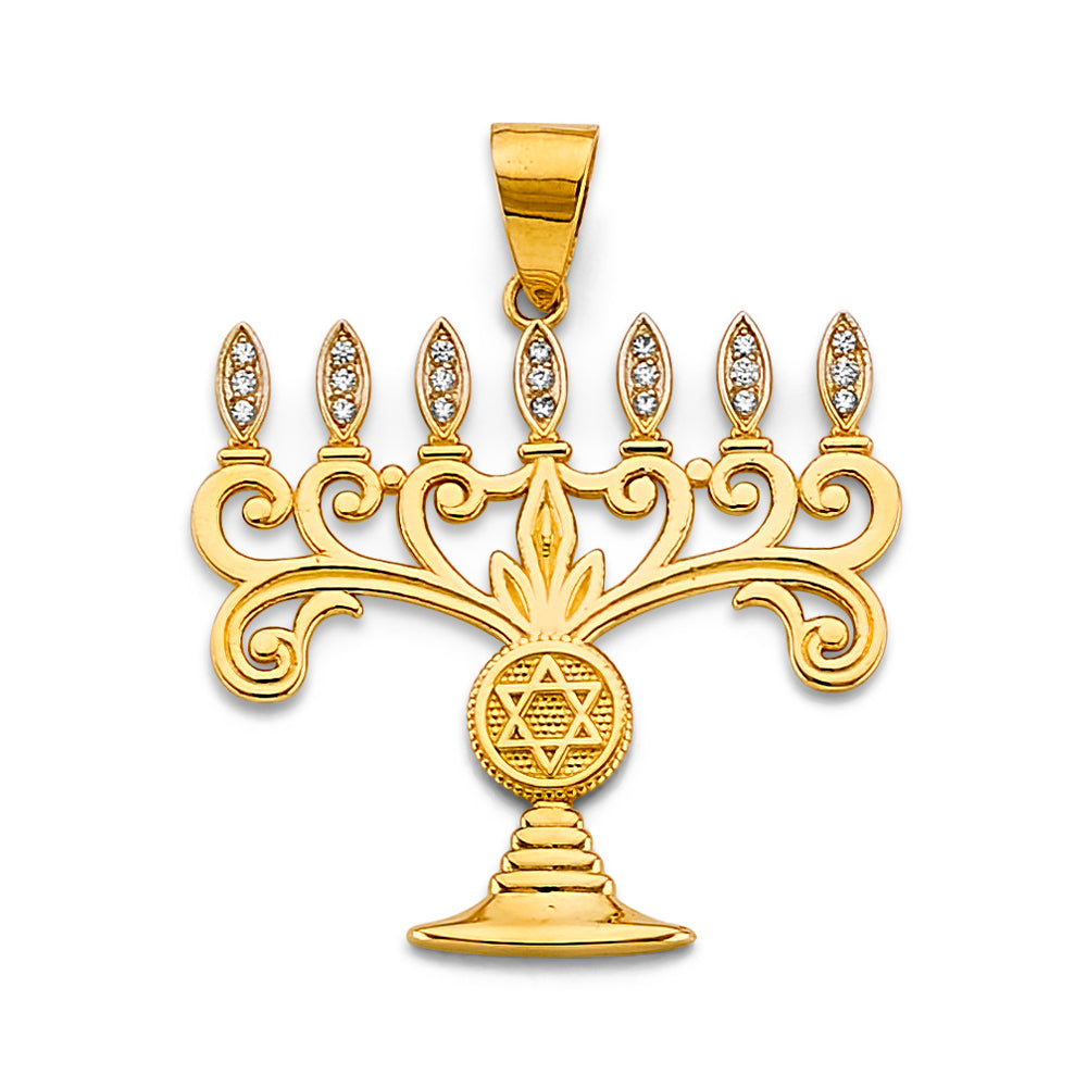 14K Yellow Gold Religious Pendant - PT2766