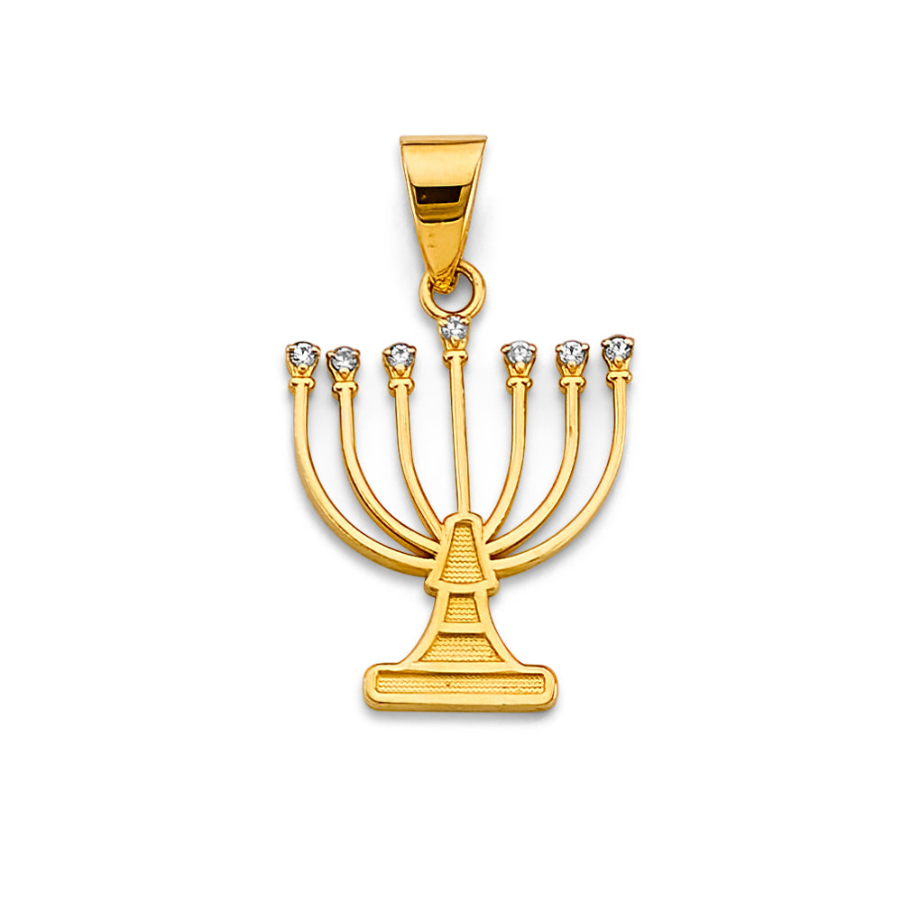 14K Yellow Gold Religious Pendant - PT2767