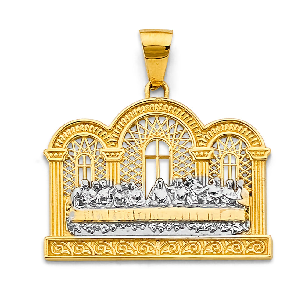 14K Yellow Gold Religious Pendant - PT2768
