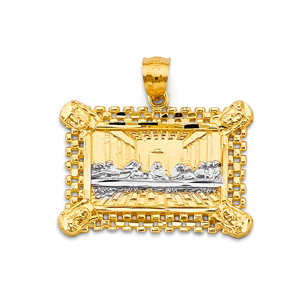 14K Yellow Gold Religious Pendant - PT2769
