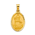 14K Yellow Gold Religious Pendant - PT2771