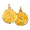 14K Yellow Gold Religious Pendant - PT2772
