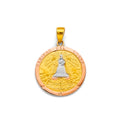 14K Yellow Gold Religious Pendant - PT2774