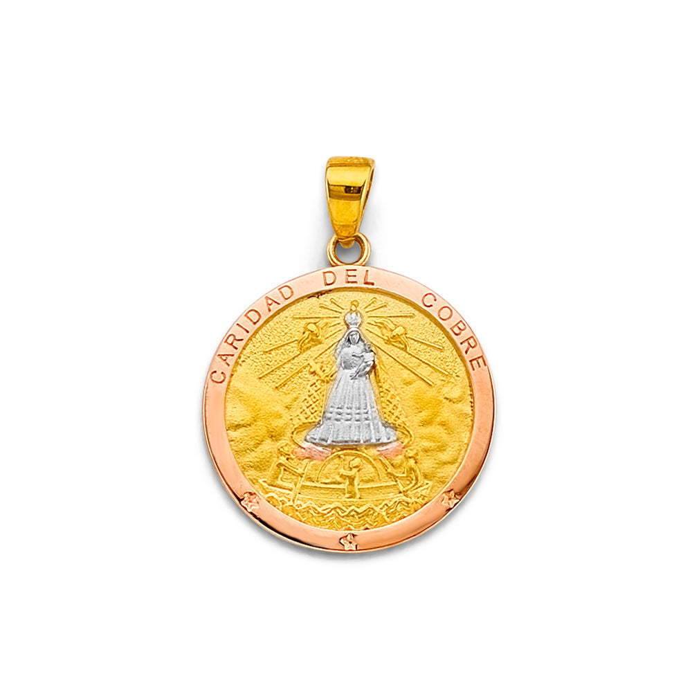 14K Yellow Gold Religious Pendant - PT2774