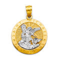14K Yellow Gold Religious Pendant - PT2775