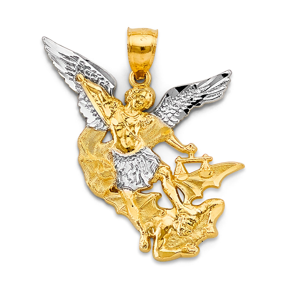 14K Yellow Gold Religious Pendant - PT2777