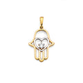 14K Yellow Gold Nature, Sports, Evil Eye & Baby Pendant - PT2785
